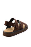 Kahve Leather Erkek Sandalet E05801030602