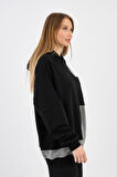 ALEXANDERGARDI OVERSİZE RENK BLOKLU KAPÜŞONLU SWEATSHIRT (E20-152703)