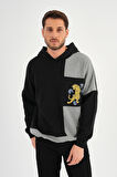 ALEXANDERGARDI OVERSİZE RENK BLOKLU KAPÜŞONLU SWEATSHIRT (E20-152703)