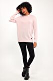 ALEXANDERGARDI BİSİKLET YAKA PEMBE COMFORT FİT KAZAK (E20-18907)