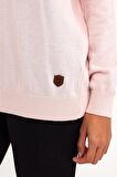 ALEXANDERGARDI BİSİKLET YAKA PEMBE COMFORT FİT KAZAK (E20-18907)