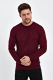ALEXANDERGARDI BİSİKLET YAKA JAKARLI KAZAK (E20-5114)