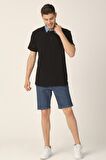 ALEXANDERGARDI DENİM POLO YAKA T-SHIRT (e20-6108)