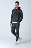 ALEXANDERGARDI KAMUFLAJ DESENLİ KAPÜŞONLU SWEATSHİRT (E21-72101)