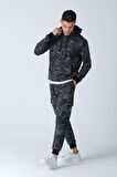 ALEXANDERGARDI KAMUFLAJ DESENLİ KAPÜŞONLU SWEATSHİRT (E21-72100)