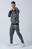 ALEXANDERGARDI KAMUFLAJ DESENLİ KAPÜŞONLU SWEATSHİRT (E21-72100)