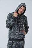 ALEXANDERGARDI KAMUFLAJ DESENLİ KAPÜŞONLU SWEATSHİRT (E21-72100)