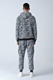 ALEXANDERGARDI KAMUFLAJ DESENLİ KAPÜŞONLU SWEATSHİRT (E21-72101)