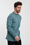 ALEXANDERGARDI BİSİKLET YAKA GARNİLİ SWEATSHİRT (E22-72300)