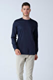 ALEXANDERGARDI BİSİKLET YAKA UZUN KOLLU BASİC T-SHİRT (E21-72400)