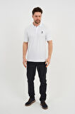 ALEXANDERGARDI Polo Yaka Düğme Detaylı Erkek T-shirt