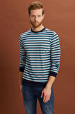 ALEXANDERGARDI ÇİZGİLİ REGULAR FİT SWEATSHİRT (E22-72401)
