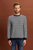 ALEXANDERGARDI ÇİZGİLİ REGULAR FİT SWEATSHİRT (E22-72401)