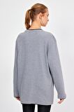 ALEXANDERGARDI GARNİLİ OVERSİZE SWEATSHİRT (E22-72300)