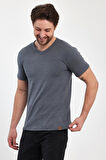 ALEXANDERGARDI V-YAKA STREÇ BASİC T-SHİRT (E22-74600)
