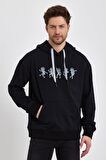 ALEXANDERGARDI BASKILI KAPÜŞONLU SWEATSHIRT (E22-757A-02)