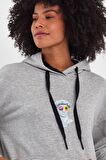 ALEXANDERGARDI BASKILI KAPÜŞONLU COMFORT FİT SWEATSHIRT (E22-757A-04)
