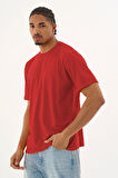 Erkek %100 Organik Pamuklu Yumuşak Dokulu Comfort Fit Bisiklet Yakalı T-shirt E222