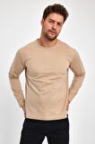 ALEXANDERGARDI BİSİKLET YAKA BASİC REGULAR FİT SWEATSHİRT (E23-00160 00)