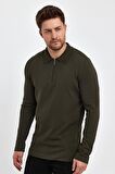 ALEXANDERGARDI FERMUARLI POLO YAKA KAZAK (E23-6702)