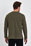 AEXANDERGARDI BASKILI YANI YIRTMAÇLI SWEATSHIRT (E23-75101)
