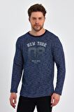 AEXANDERGARDI BASKILI YANI YIRTMAÇLI SWEATSHIRT (E23-75101)