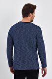 AEXANDERGARDI BASKILI YANI YIRTMAÇLI SWEATSHIRT (E23-75101)