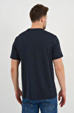 ALEXANDERGARDI Bisiklet Yaka Baskılı T-shirt (E23-TS00)