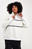 ALEXANDERGARDI İÇİ POLARLI ÇİZGİLİ SWEATSHIRT(E24-00172)