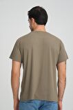 ALEXANDERGARDI BİSİKLET YAKA FİTİLLİ REGULAR FİT T-SHİRT (E24-083 00)