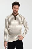 ALEXANDERGARDI DÜĞMELİ ERKEK SWEATSHİRT (E24-72803-ERK)