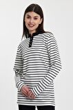 ALEXANDERGARDI DÜĞMELİ  SWEATSHİRT (E24-72803-KDN)