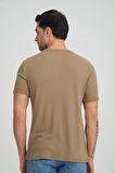 ALEXANDERGARDI FİTİLLİ V YAKA REGULAR FİT T-SHİRT (E24-74602)
