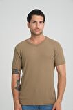 ALEXANDERGARDI FİTİLLİ V YAKA REGULAR FİT T-SHİRT (E24-74602)