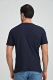 ALEXANDERGARDI FİTİLLİ V YAKA REGULAR FİT T-SHİRT (E24-74602)