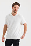 ALEXANDERGARDI ÇİZGİLİ POLO YAKA REGULAR FİT T-SHIRT (E24-EZE-32)