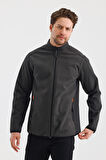 ALEXANDERGARDI DİK YAKA FERMUARLI ASTARSIZ İÇİ POLAR SU İTİCİ SOFTSHELL KUMAŞ MONT (E24-MNT-02)
