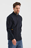 ALEXANDERGARDI DİK YAKA FERMUARLI ASTARSIZ İÇİ POLAR SU İTİCİ SOFTSHELL KUMAŞ MONT (E24-MNT-02)