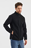 ALEXANDERGARDI DİK YAKA FERMUARLI ASTARSIZ İÇİ POLAR SU İTİCİ SOFTSHELL KUMAŞ MONT (E24-MNT-02)