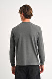 ALEXANDERGARDI Uzun Kollu Bisiklet Yaka Basic Sweatshirt