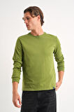 ALEXANDERGARDI Uzun Kollu Bisiklet Yaka Basic Sweatshirt