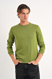 ALEXANDERGARDI Uzun Kollu Bisiklet Yaka Basic Sweatshirt