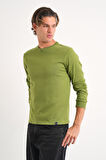 ALEXANDERGARDI Uzun Kollu Bisiklet Yaka Basic Sweatshirt