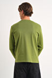 ALEXANDERGARDI Uzun Kollu Bisiklet Yaka Basic Sweatshirt