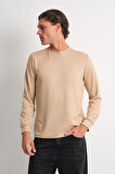ALEXANDERGARDI Uzun Kollu Bisiklet Yaka Basic Sweatshirt