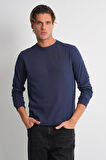 ALEXANDERGARDI Uzun Kollu Bisiklet Yaka Basic Sweatshirt