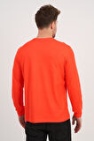ALEXANDERGARDI Bisiklet Yaka Baskılı Uzun Kollu Sweatshirt (E25-724A)