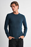 ALEXANDERGARDI Uzun Kollu Bisiklet Yaka Basic Sweatshirt
