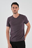 ALEXANDERGARDI V Yaka Kısa Kollu Erkek T-shirt