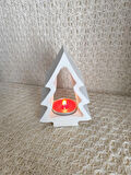 Yılbaşı Ağacı Figürlü Dekoratif Mumluk Tealight 2